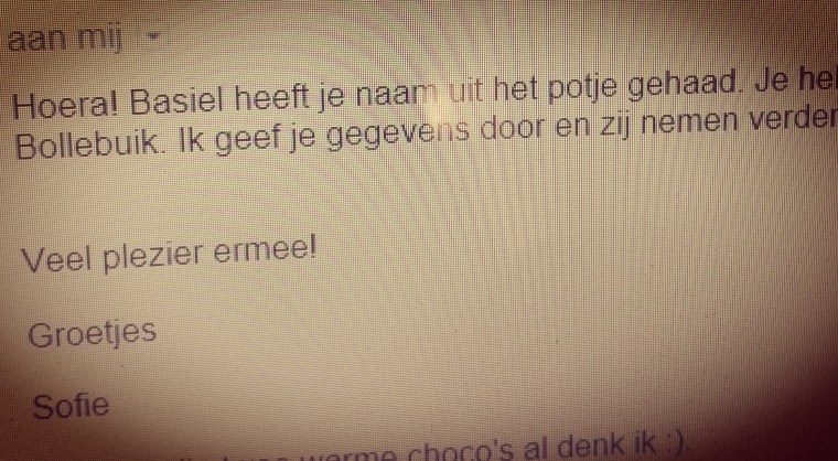 Ik won een bon bij Sofie van Sofinesse!  Yey!  